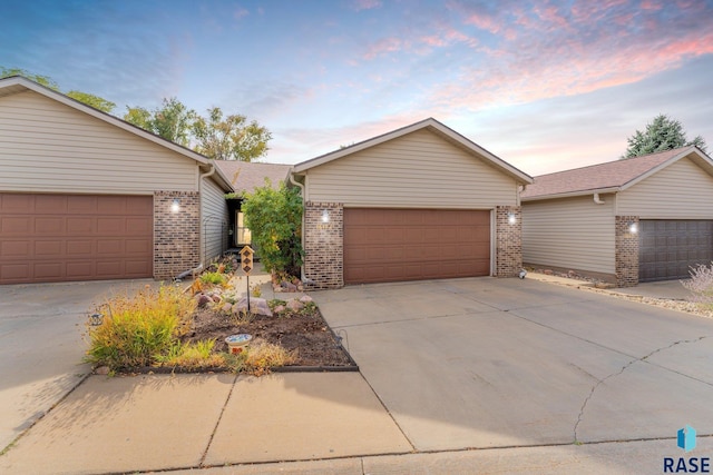 view of ranch-style home