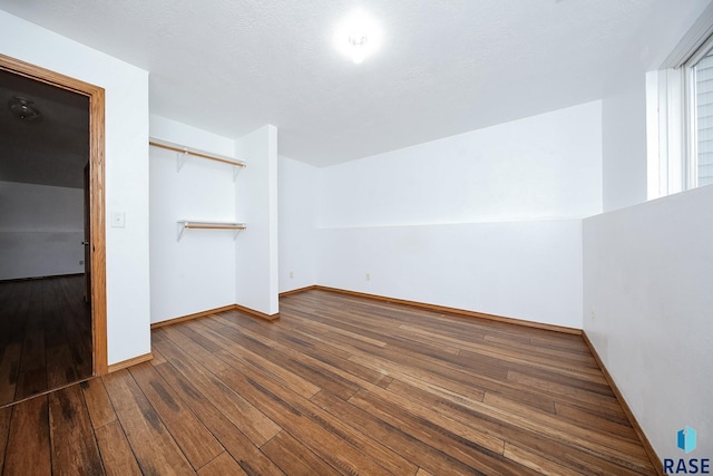 interior space with hardwood / wood-style flooring