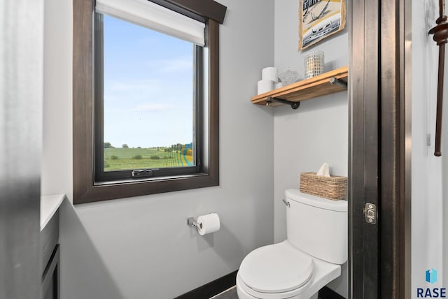 bathroom with toilet