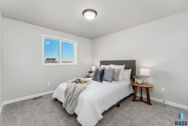 bedroom with carpet flooring