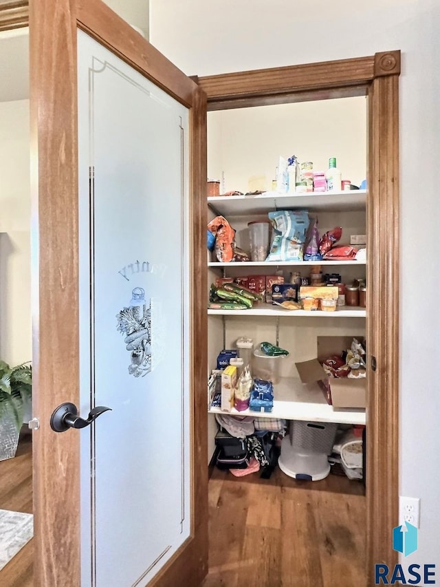 view of pantry