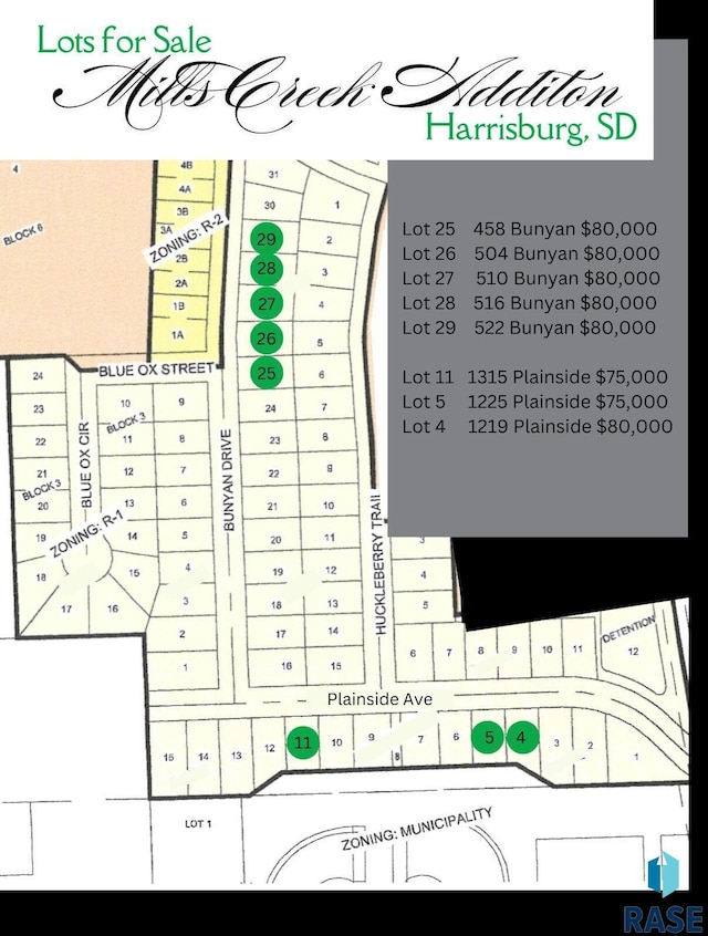 1219 Plainside Ave, Harrisburg SD, 57032 land for sale