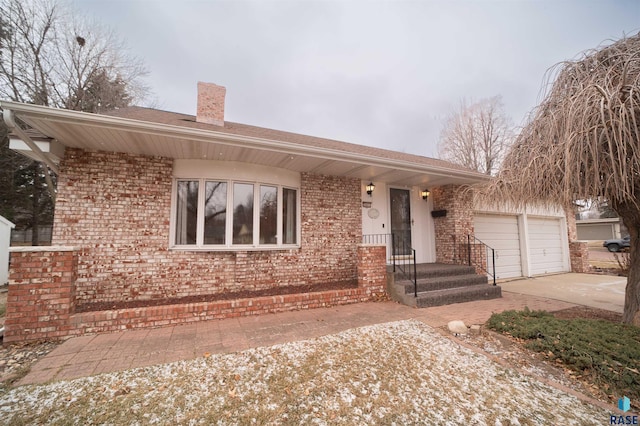 view of ranch-style home