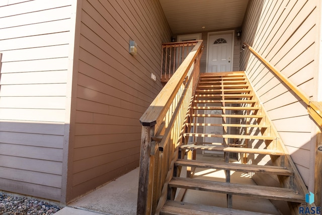 view of stairs