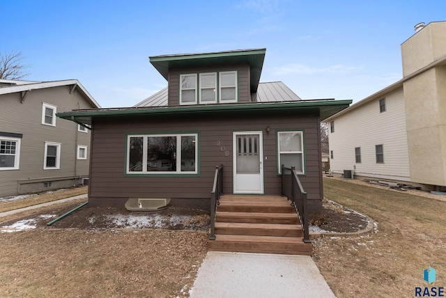 view of bungalow-style home