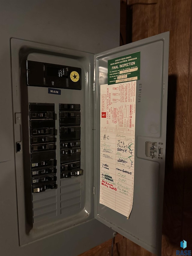 utilities with electric panel