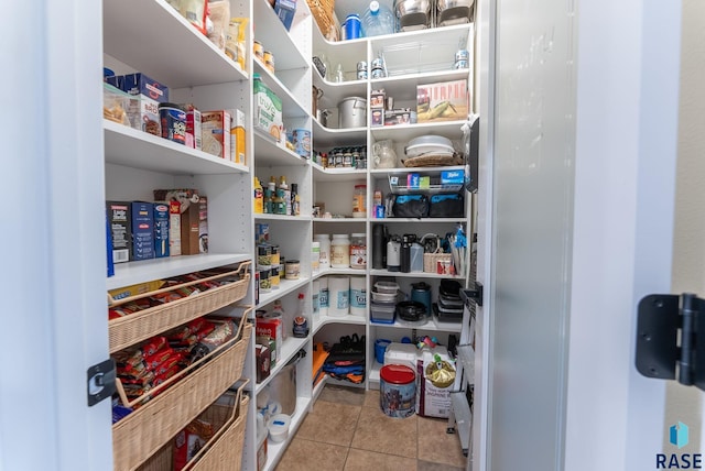 view of pantry