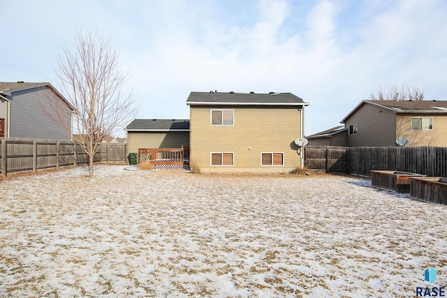 view of rear view of house