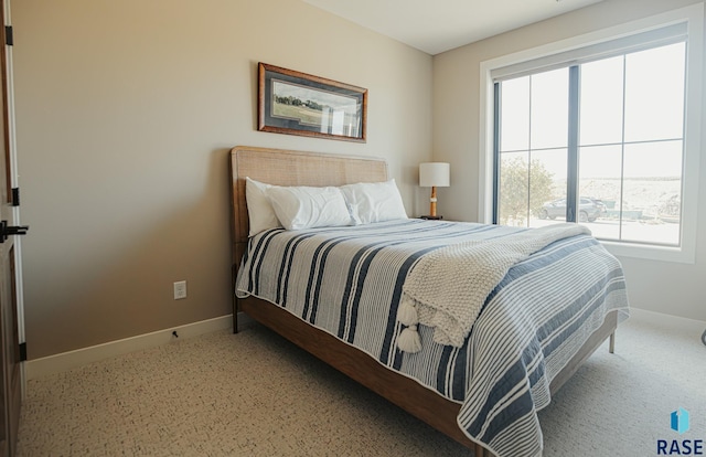 bedroom featuring carpet flooring