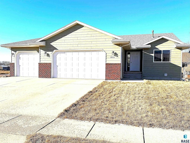 ranch-style house with a garage