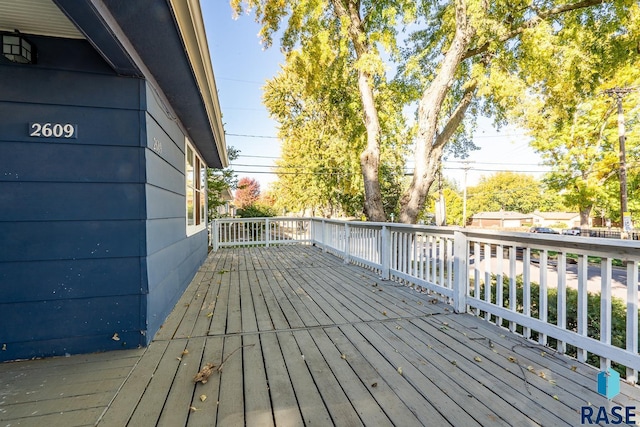 view of deck