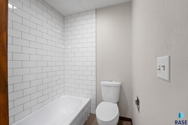 bathroom with  shower combination and toilet