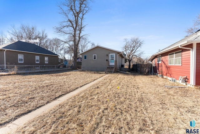 view of rear view of property