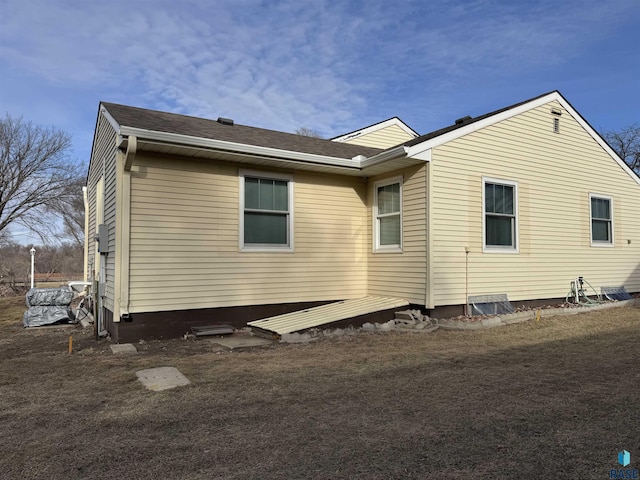 view of home's exterior