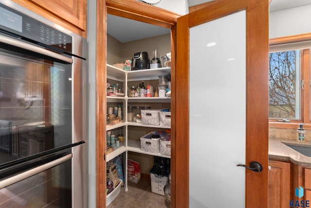 pantry featuring sink