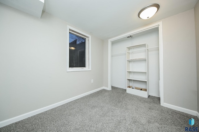 unfurnished bedroom with carpet