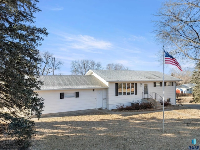 view of ranch-style house