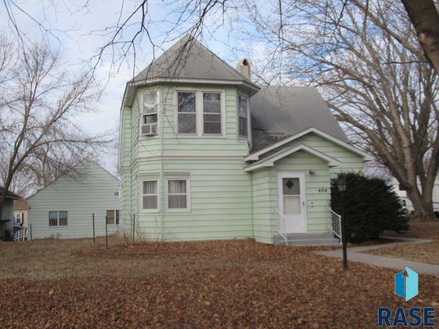 view of victorian home