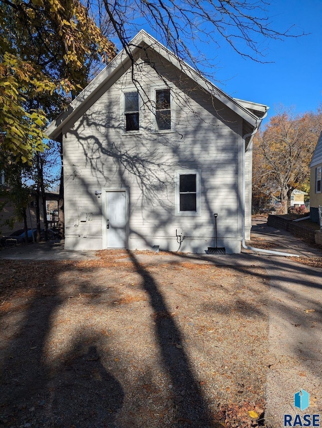 view of side of property