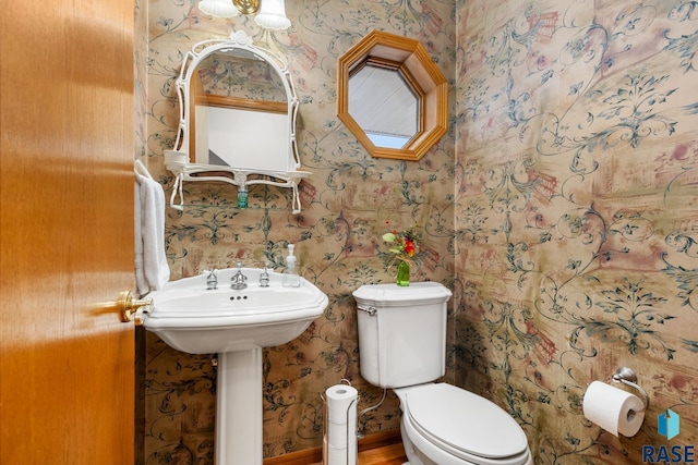 bathroom with toilet