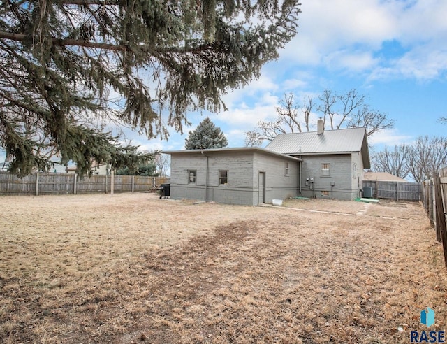 view of back of property