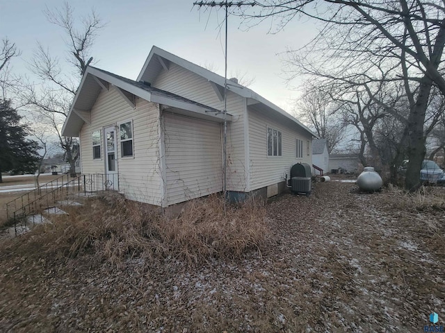 view of side of property