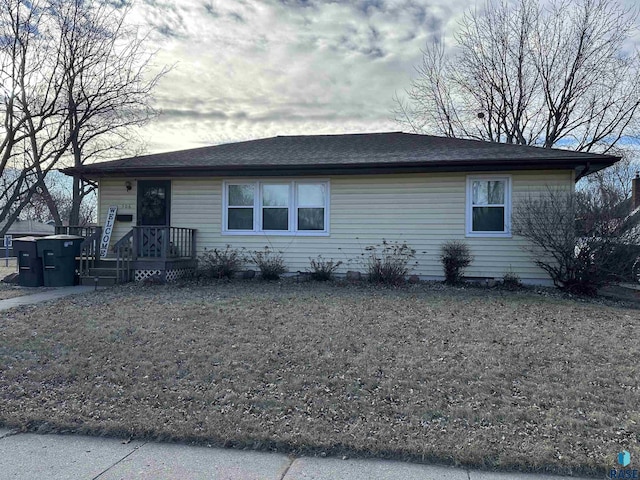 view of front of home