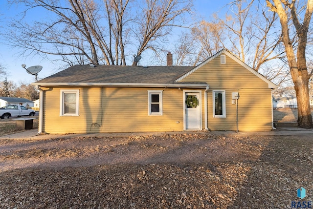 view of front of home