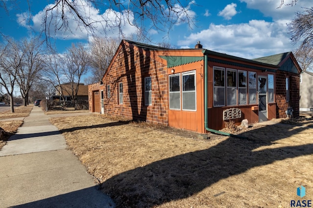 view of side of property