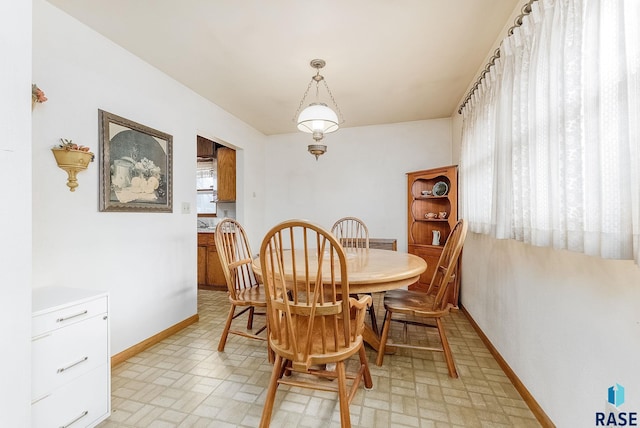 view of dining room