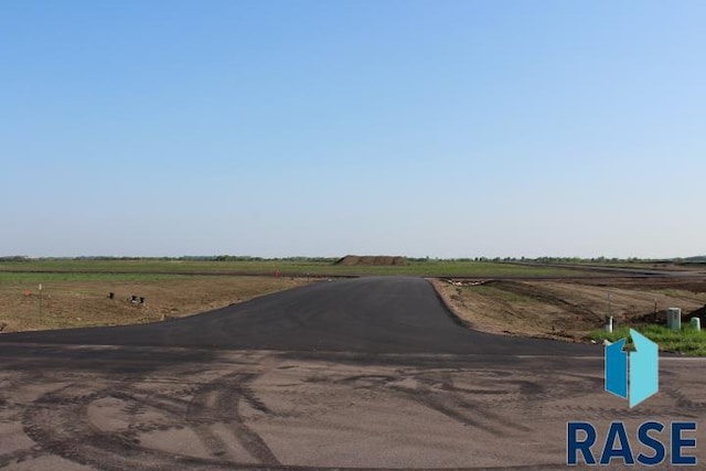 view of road featuring a rural view