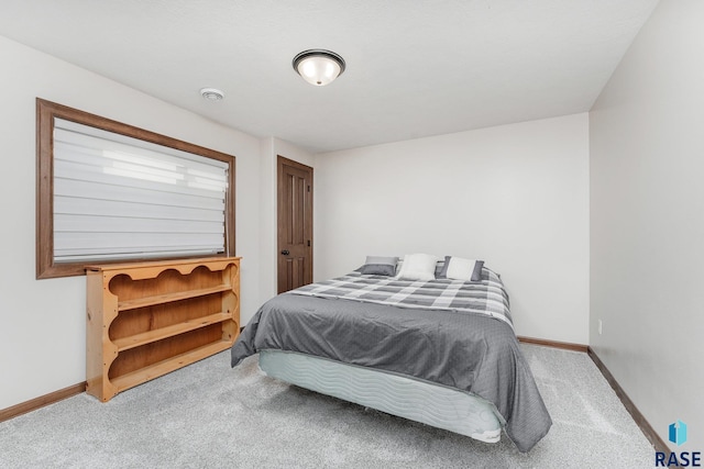 bedroom with carpet flooring