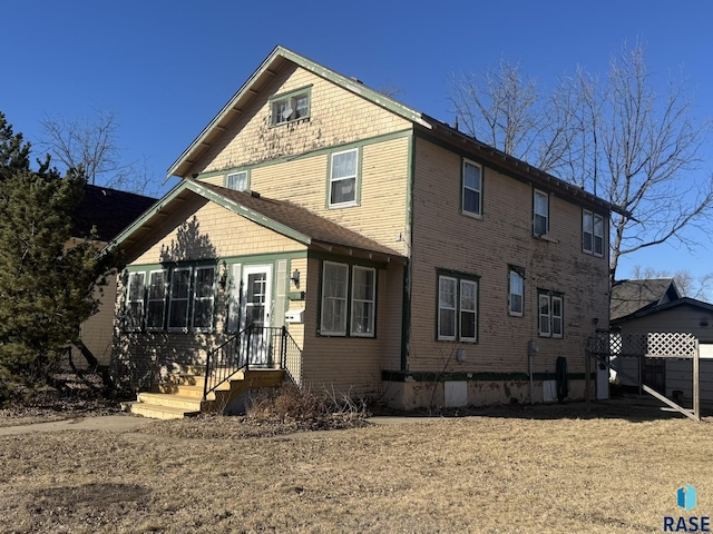 view of rear view of house