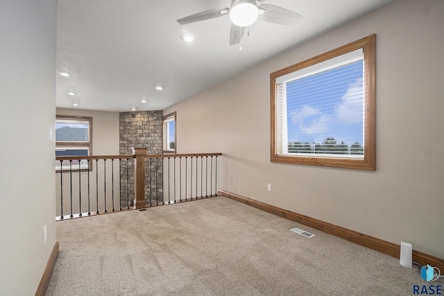 empty room featuring carpet floors