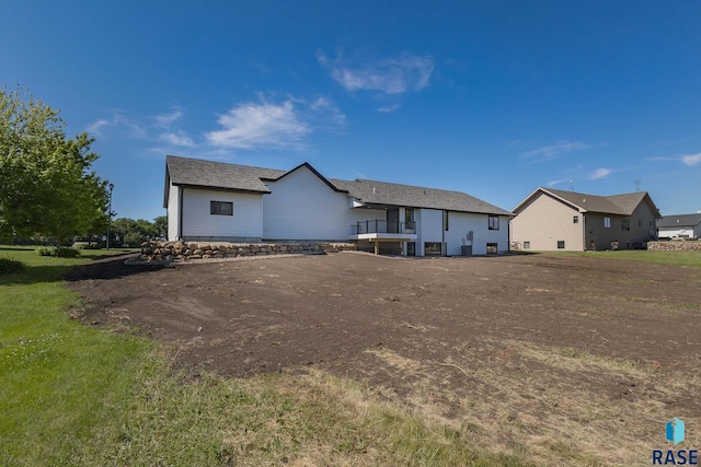 view of rear view of property