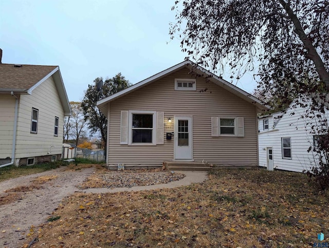 view of front of house