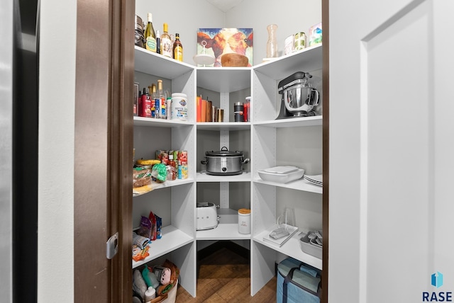 view of pantry