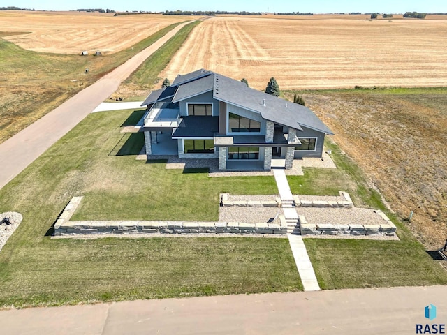 drone / aerial view featuring a rural view