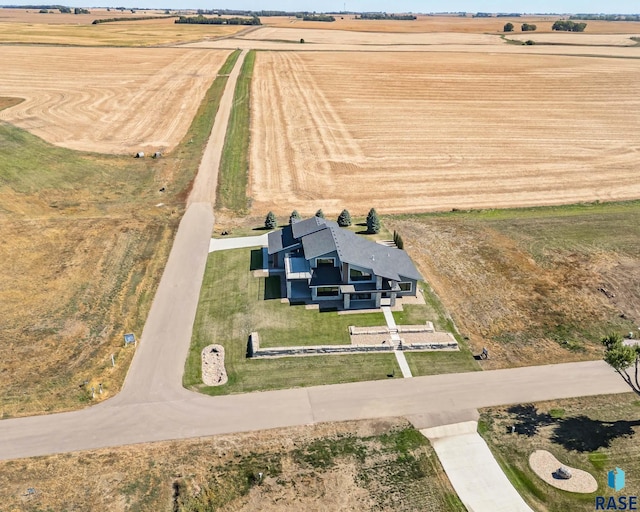 bird's eye view featuring a rural view