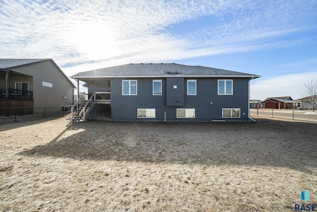 view of rear view of house