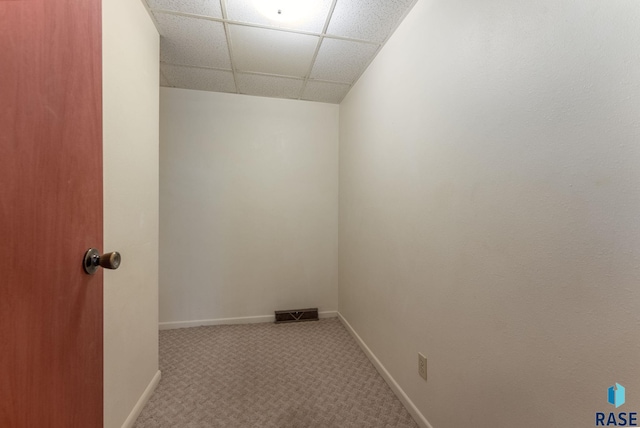 laundry room with carpet