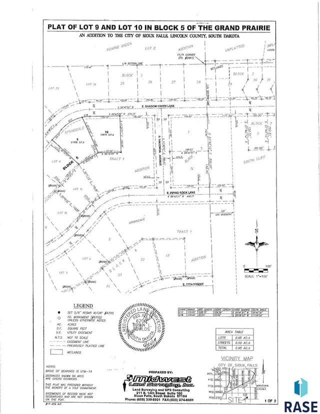 509 E Shadow Creek Ln, Sioux Falls SD, 57108 land for sale