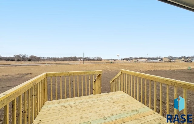 1004 N Juniper St, Lennox, SD 57039 - deck with a rural view