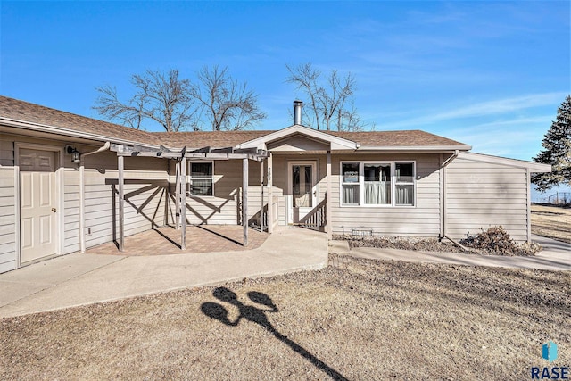 view of ranch-style home