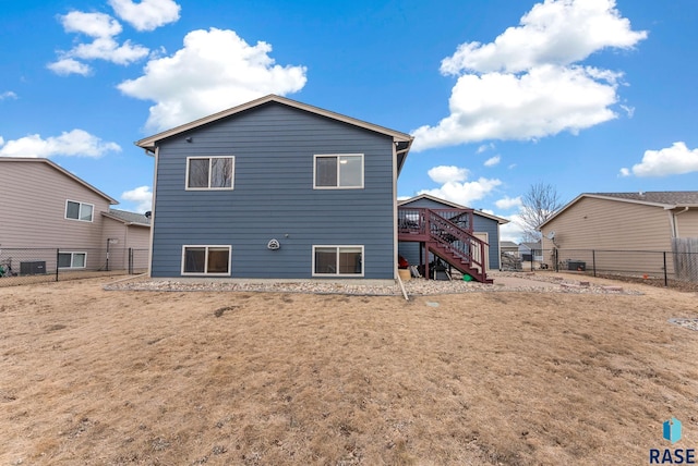 view of back of property