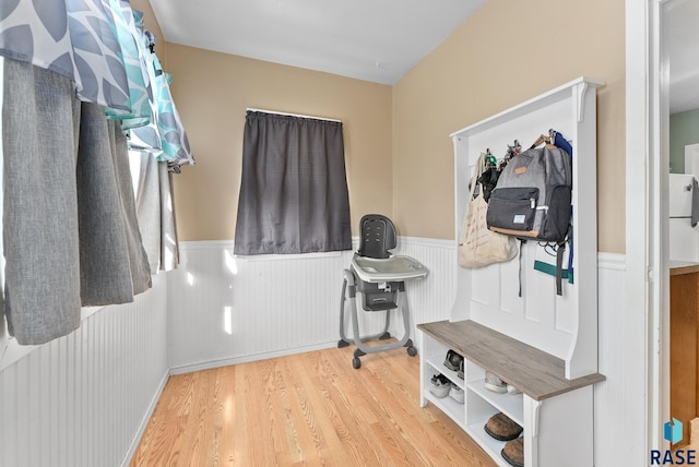 interior space featuring light hardwood / wood-style floors