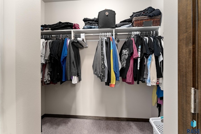 view of closet