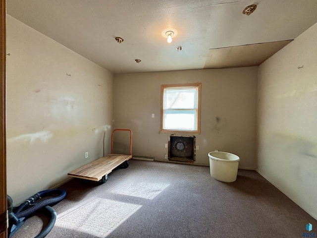 empty room featuring carpet flooring