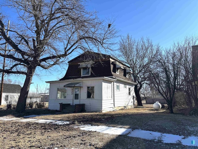 view of front of home