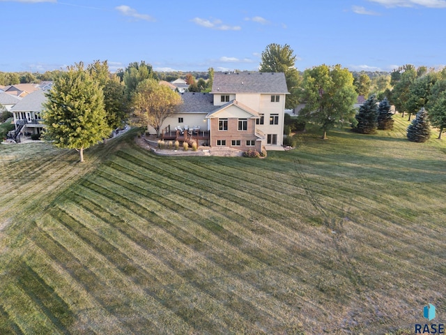 drone / aerial view